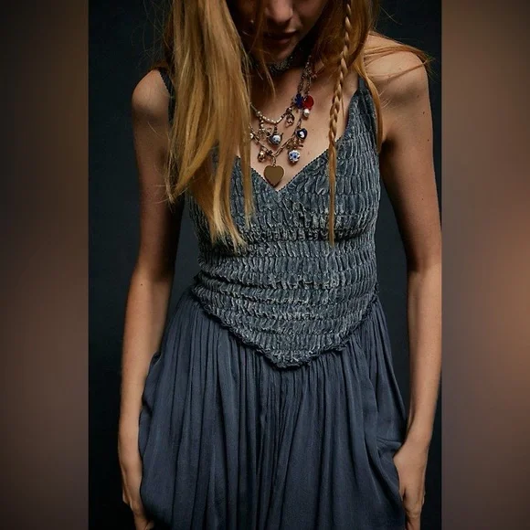 NWOT Free People Arabesque Maxi Dress - Picture 4 of 15